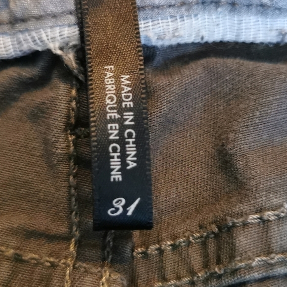 𝅺Buffalo Jeans Skinny Green Moto 31 - Picture 6 of 10